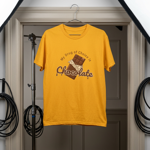 Chocolate Bar Tee | My Drug of Choice is Chocolate, Candy Lover Shirt