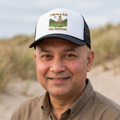 Retired Golfer Trucker Hat — "I Have a Job, I'm Retired" Foam Cap