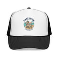 Lazy Duck Trading Co. Foam Trucker Hat — Vintage Beach Duck Logo Cap