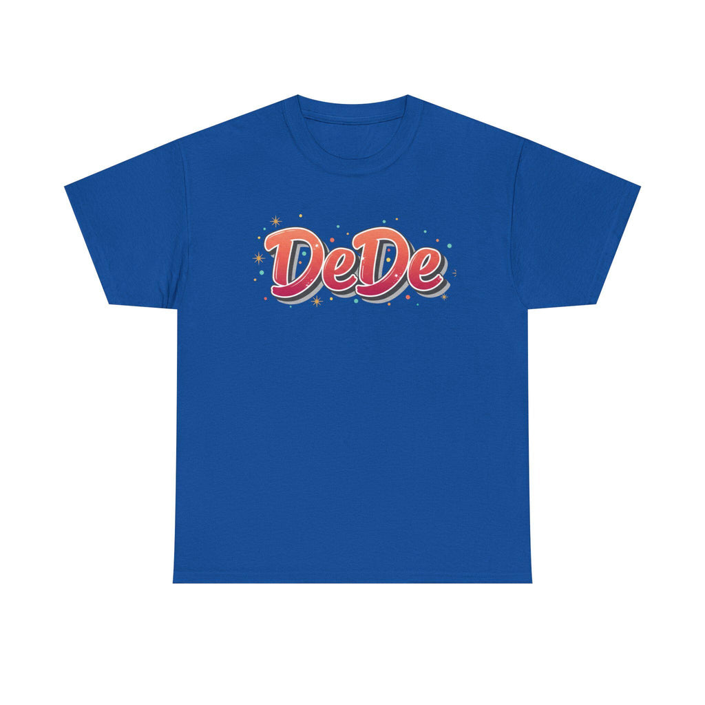 DeDe Script Name Tee | Retro Bubble Letter Shirt.