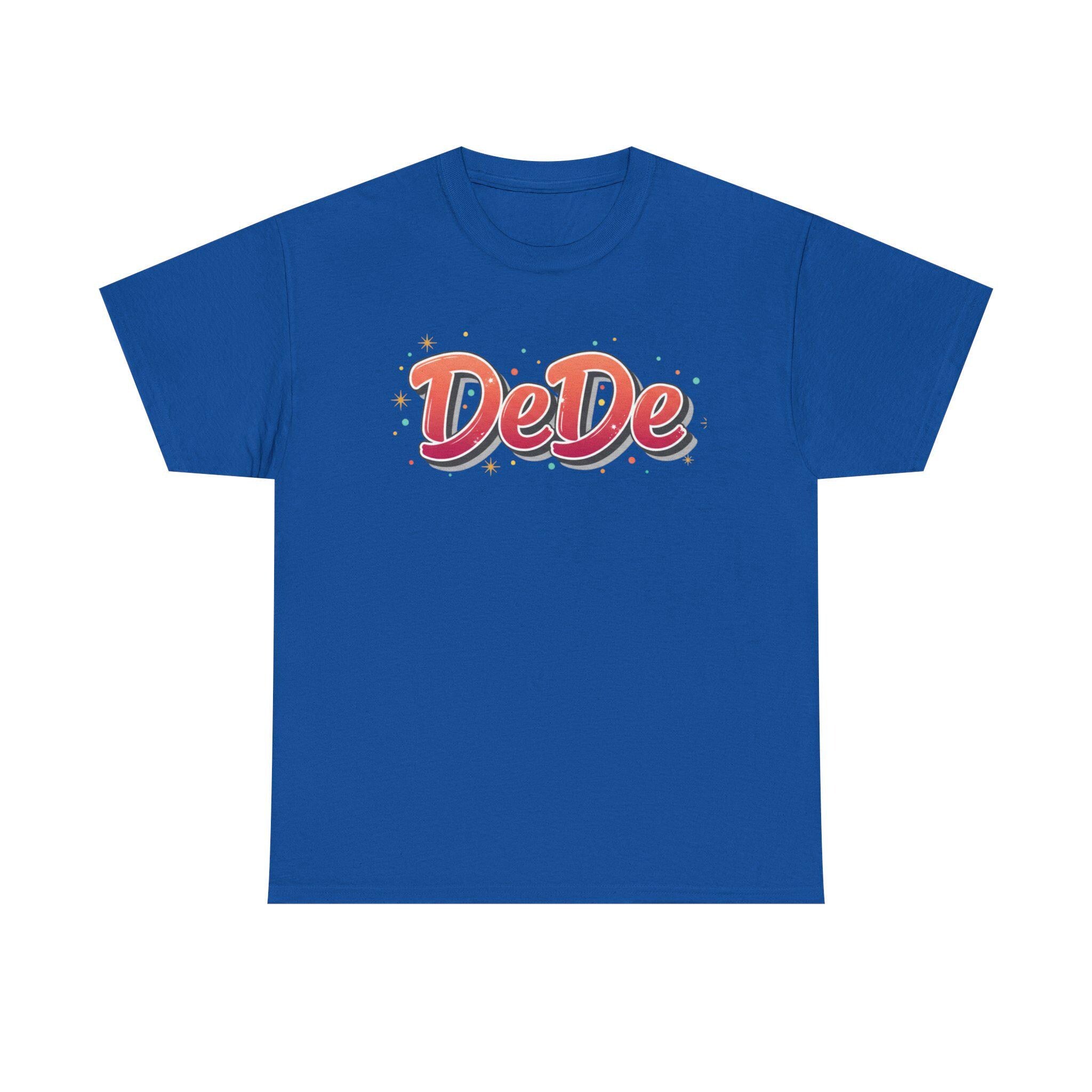 DeDe Script Name Tee | Retro Bubble Letter Shirt.