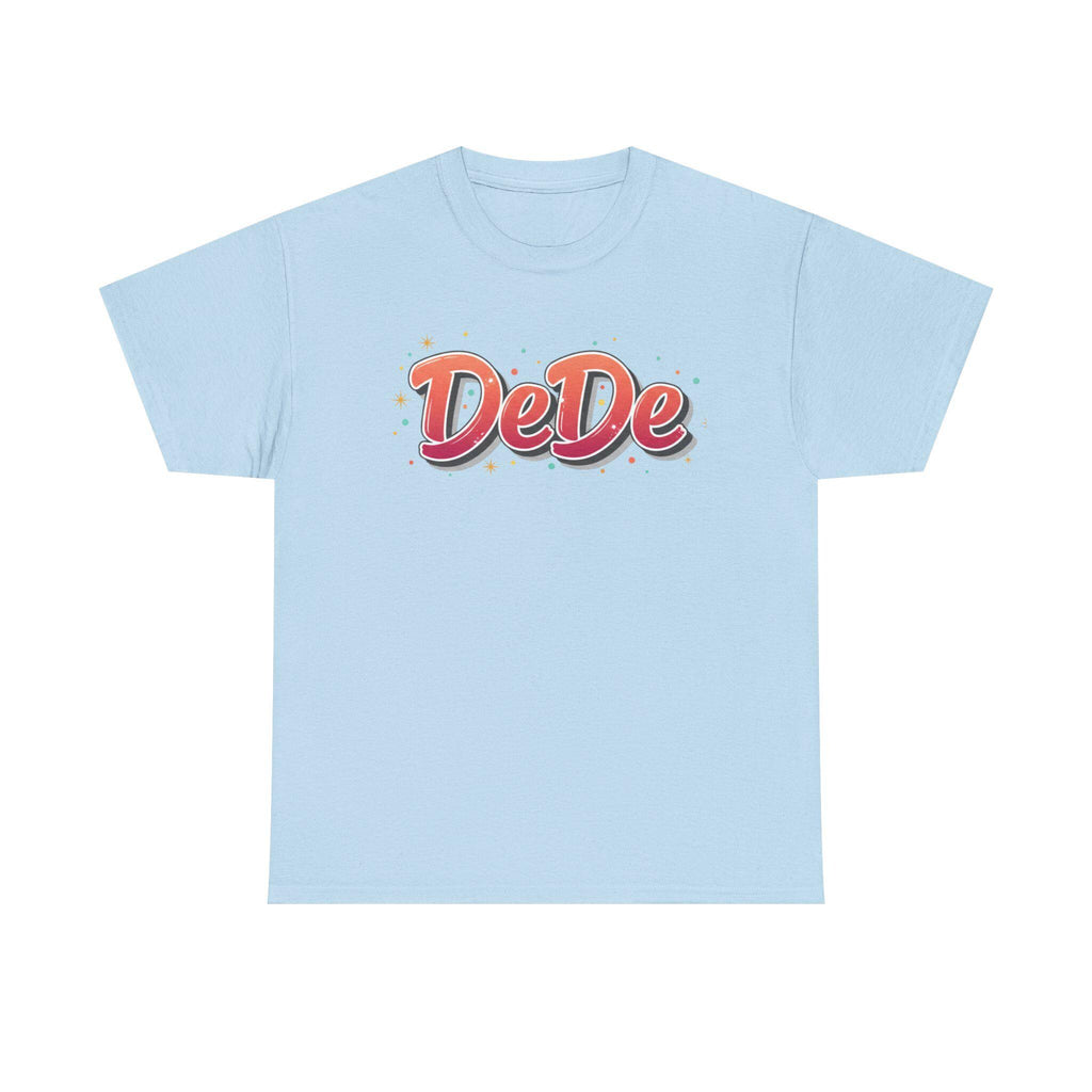 DeDe Script Name Tee | Retro Bubble Letter Shirt.