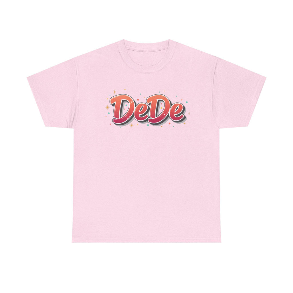 DeDe Script Name Tee | Retro Bubble Letter Shirt.