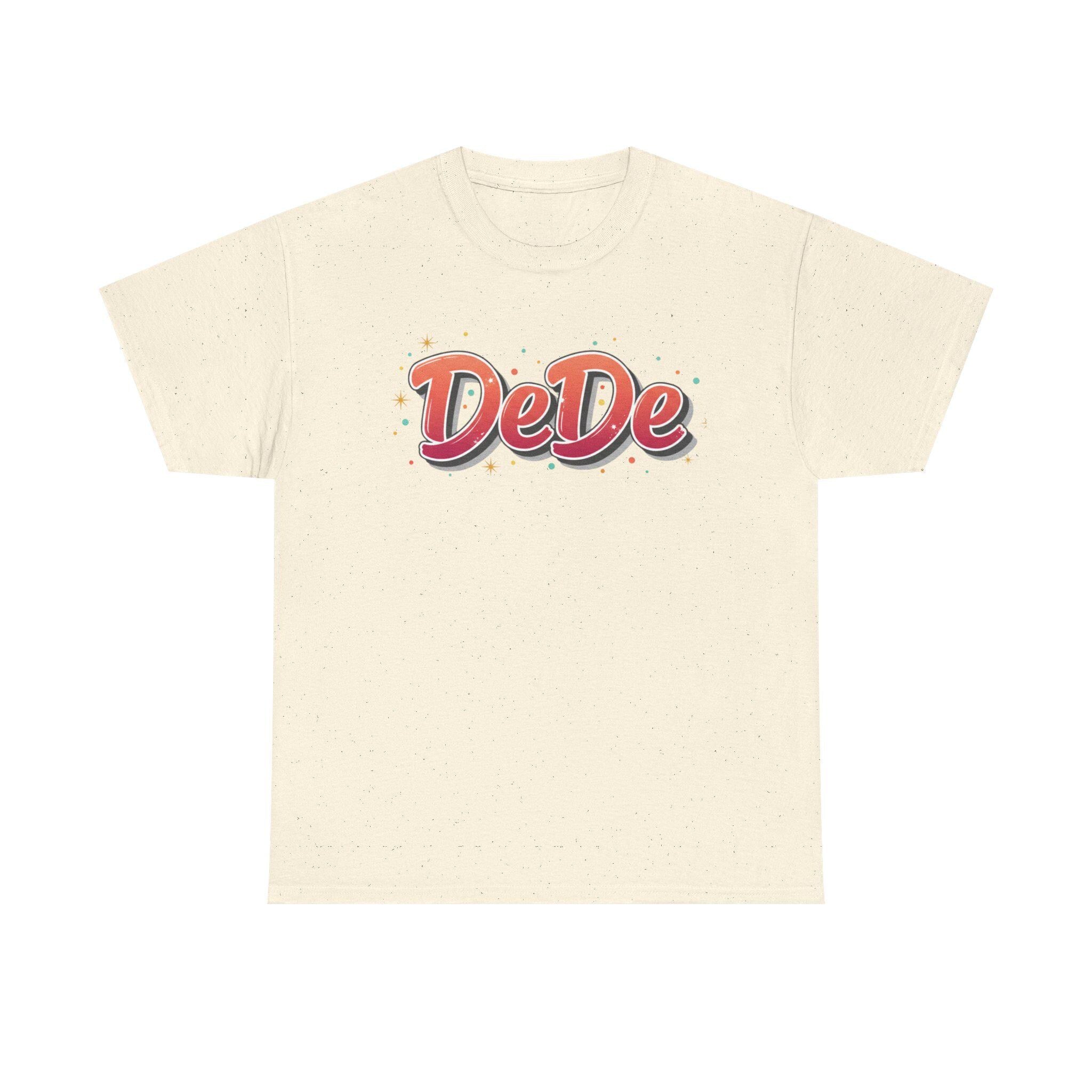 DeDe Script Name Tee | Retro Bubble Letter Shirt.