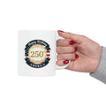 Ceramic Mug, (11oz) Happy Birthday America -250th