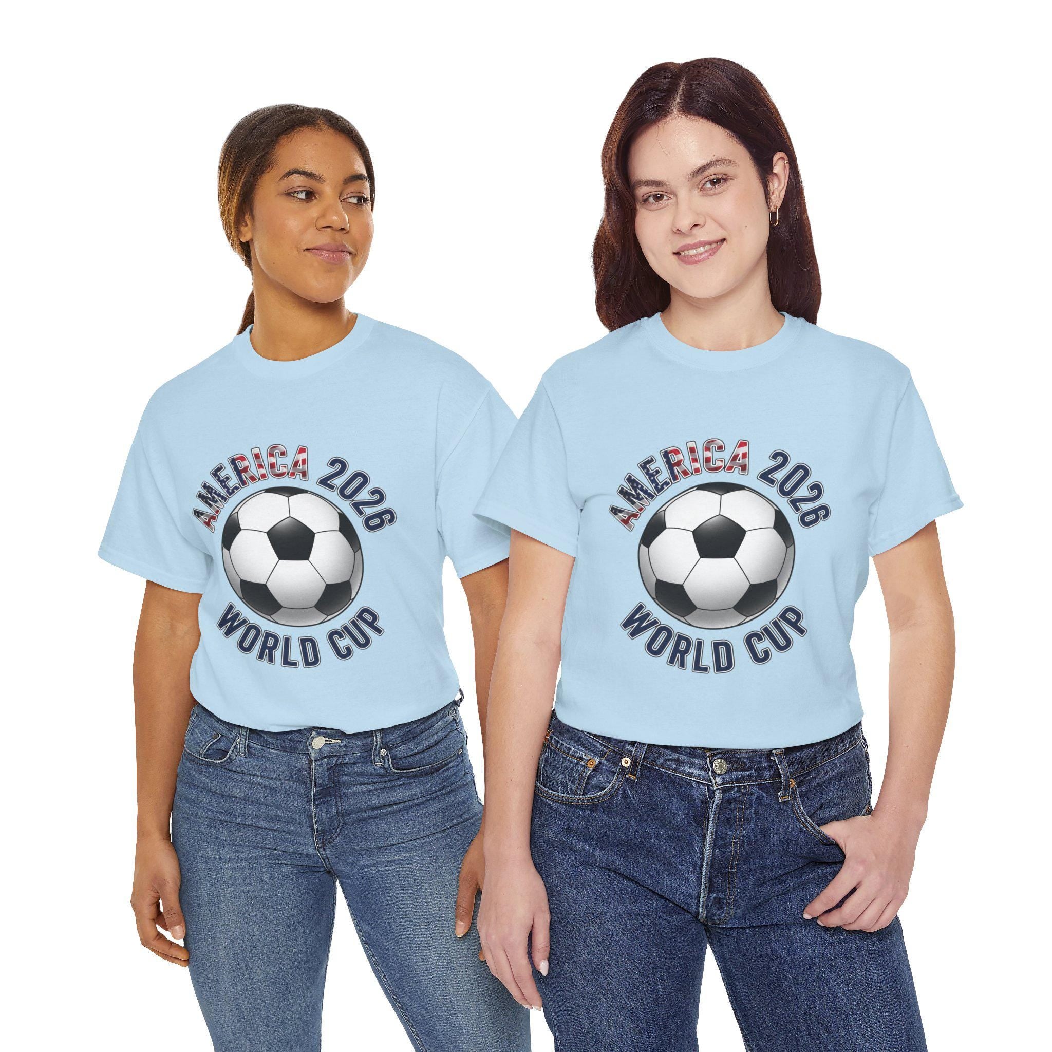 America 2026 World Cup Soccer Tee | Soccer Ball USA Design