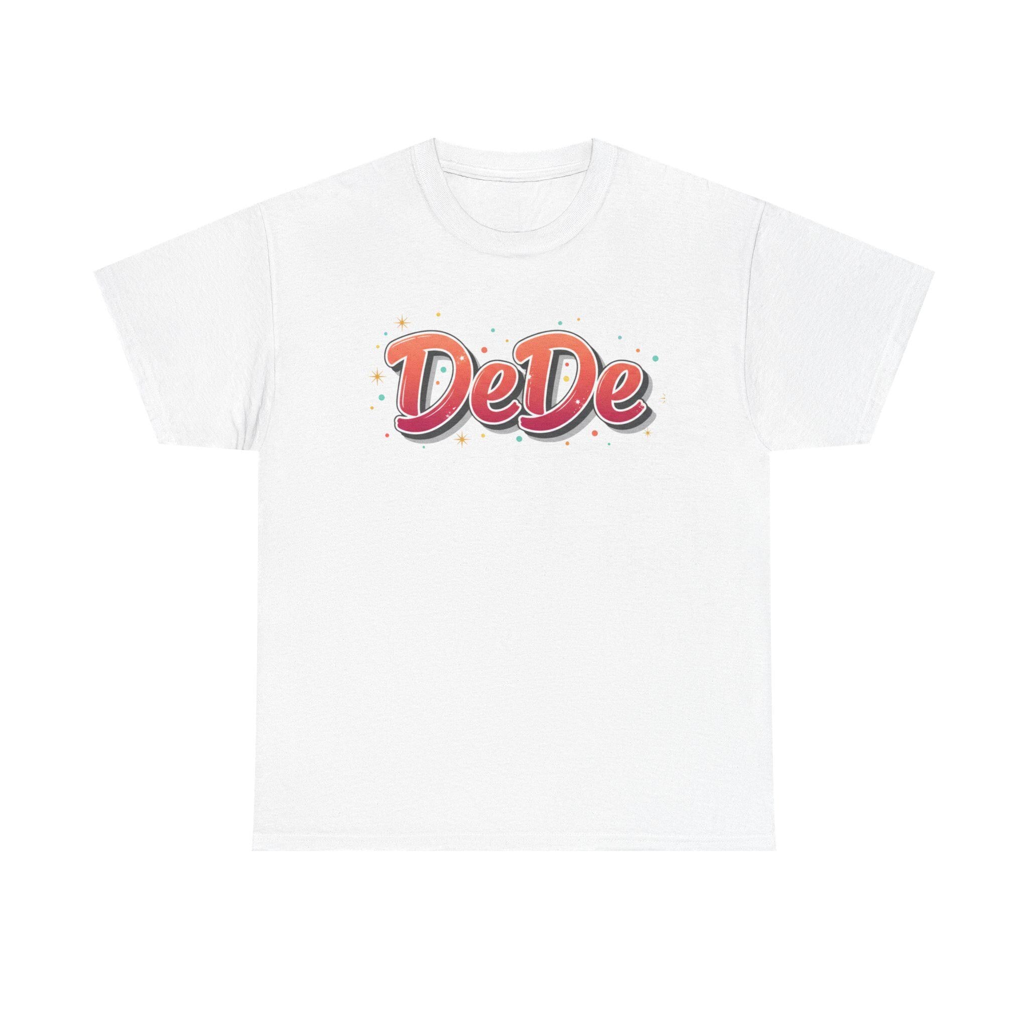 DeDe Script Name Tee | Retro Bubble Letter Shirt.